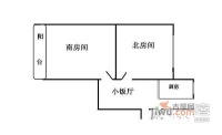 金龙花苑玫瑰园2室1厅1卫85㎡户型图