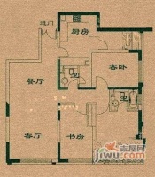阳光四季公寓3室2厅2卫145㎡户型图