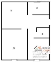 宛平南路小区2室1厅1卫户型图