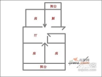 宛平南路小区3室1厅1卫户型图