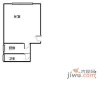 百安小区1室0厅1卫户型图