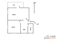 百安小区2室1厅1卫52㎡户型图