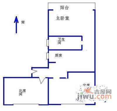 泰东新村3室1厅1卫户型图