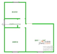 乌中小区2室0厅1卫65㎡户型图