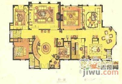 世茂佘山庄园5室3厅4卫1220㎡户型图