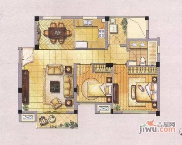 佘山高尔夫郡3室2厅3卫268㎡户型图