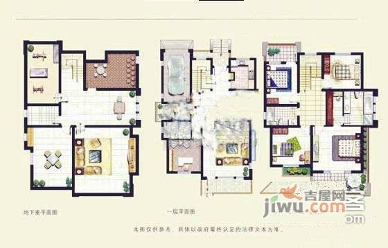 天安别墅4室2厅3卫314㎡户型图