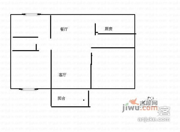 华亭新家银杏苑3室2厅2卫141㎡户型图