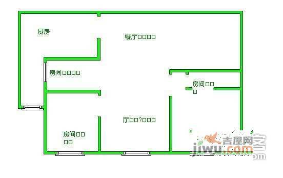 大江苑2室2厅2卫133㎡户型图