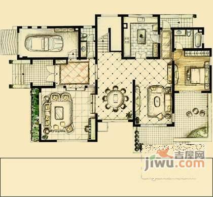 桃花源田庄5室2厅4卫508㎡户型图