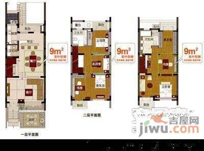 云间水庄4室2厅3卫380㎡户型图