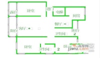 龙祥公寓3室2厅2卫136㎡户型图