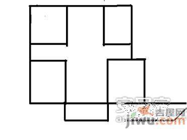 荣都公寓2室2厅1卫114㎡户型图