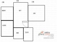 北九峰3室2厅1卫135㎡户型图