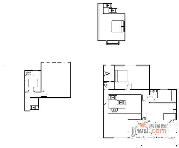 月亮河碧园4室2厅4卫179㎡户型图