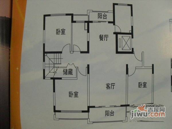 月亮河碧园5室2厅3卫211㎡户型图