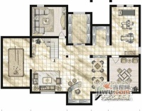 原野花园4室2厅3卫770㎡户型图