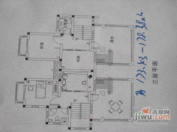 月亮河桂园4室2厅3卫217㎡户型图