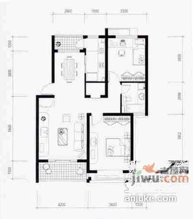 华亭新苑5室2厅3卫333㎡户型图