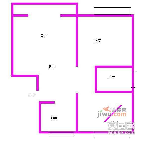 华亭新苑2室2厅2卫150㎡户型图