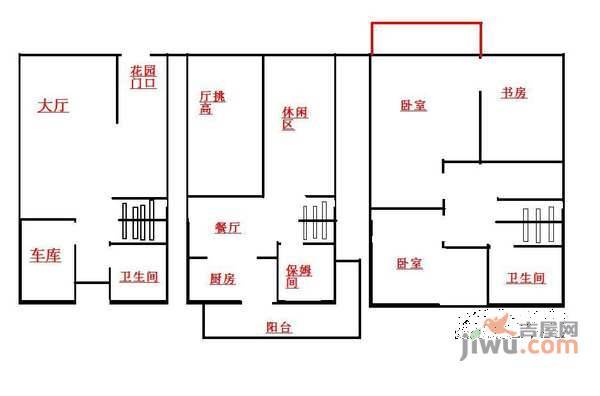 绿宸家园4室2厅3卫238㎡户型图