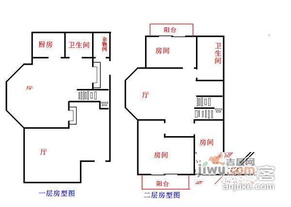 复地爱伦坡5室2厅3卫410㎡户型图