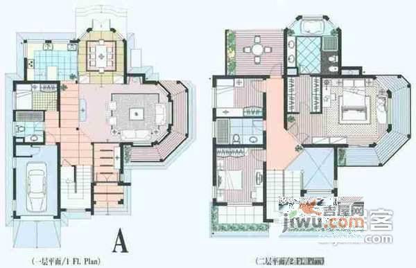 丰泽湾花园别墅5室2厅4卫322㎡户型图