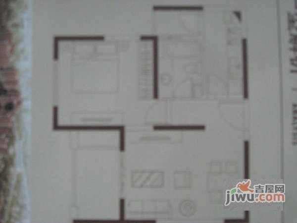 绿地逸湾1室2厅1卫70㎡户型图