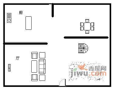 金地格林郡2室1厅1卫88㎡户型图