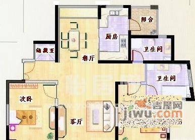 凯迪澳澜湾4室3厅4卫296㎡户型图