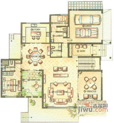 恒联名人世家5室3厅5卫502㎡户型图