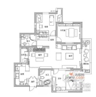 恒联名人世家6室4厅5卫804㎡户型图