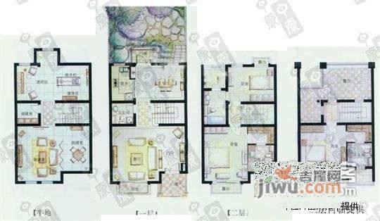 合生朗廷园3室2厅4卫275㎡户型图