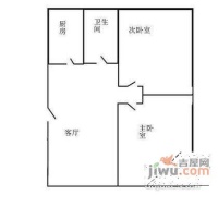 广虹馨苑2室2厅1卫120㎡户型图