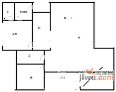 银涛高尔夫别墅5室2厅3卫户型图