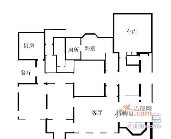 康虹园5室3厅4卫267㎡户型图