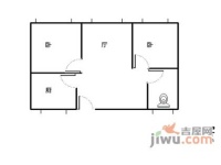 嘉富利大厦2室1厅1卫户型图