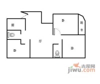 宝钢公寓3室2厅2卫户型图