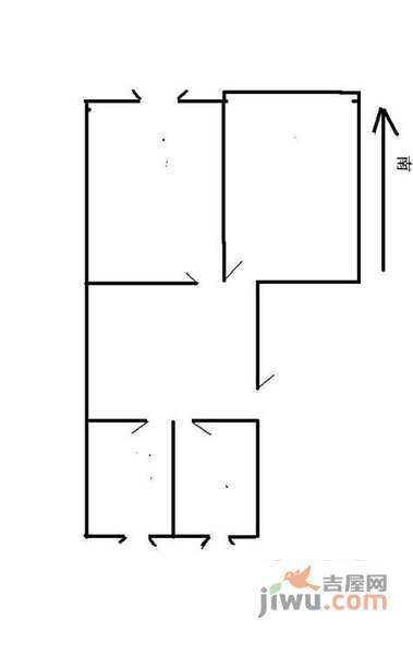 悠雅曹杨2室2厅1卫99㎡户型图