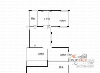 星河世纪城MINI公馆1室1厅1卫54㎡户型图