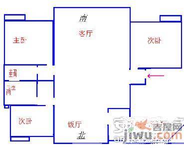 恒力锦沧花园3室2厅2卫180㎡户型图