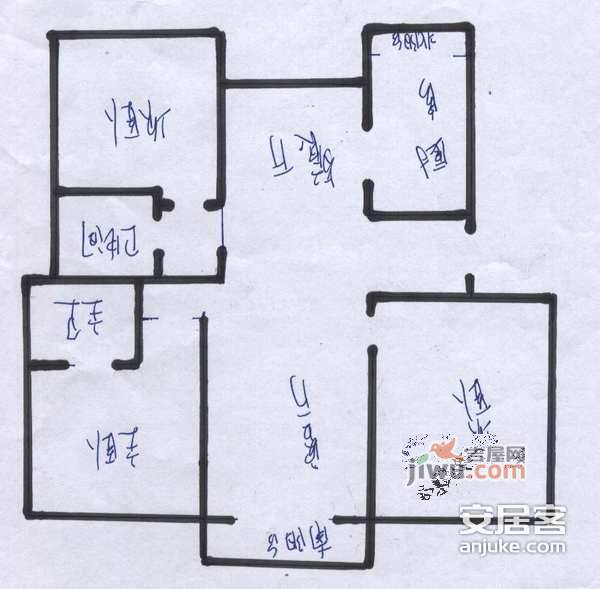 桃浦新家园3室2厅2卫148㎡户型图