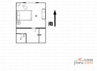 华阴小区1室1厅1卫39㎡户型图