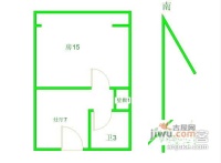 宜川五村1室0厅1卫37㎡户型图