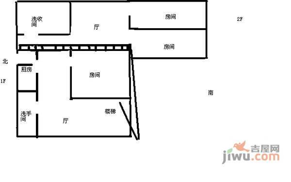 工汇花苑3室2厅2卫118㎡户型图