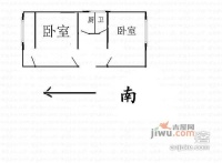 宜洛馨苑2室1厅1卫64㎡户型图