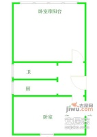 宜洛馨苑2室0厅1卫50㎡户型图