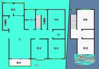 建德花园牡丹苑5室2厅3卫208㎡户型图