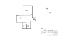 清涧新村第二小区1室1厅1卫48㎡户型图