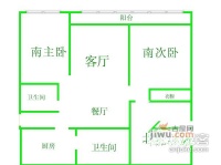申汉小区3室2厅1卫120㎡户型图